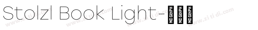 Stolzl Book Light字体转换